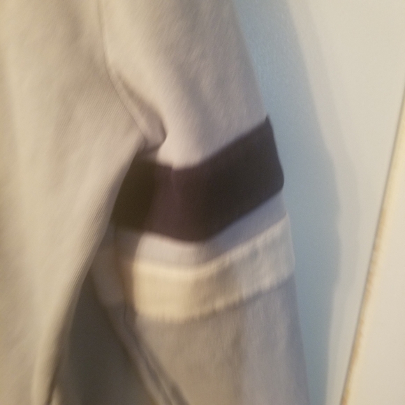 FILA Chunky Letter Sweatshirt older label Light Blue Baby Blue Sporty Stripes - Picture 4 of 8